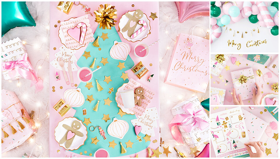 Noël en rose