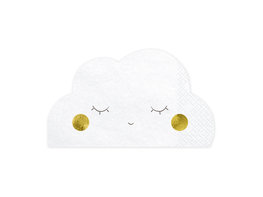 Serviettes nuage endormi 