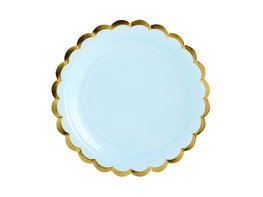 Petites assiettes yummy bleu 