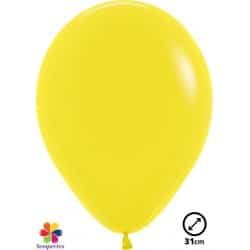 50 Ballons latex ''Yellow'' 31 cm