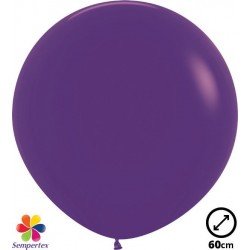 Ballon latex ''Violet'' 60 cm 
