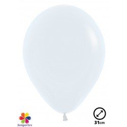 50 Ballons latex ''Blanc'' 31 cm 
