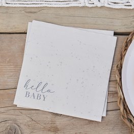 Serviettes Hello Baby Neutral
