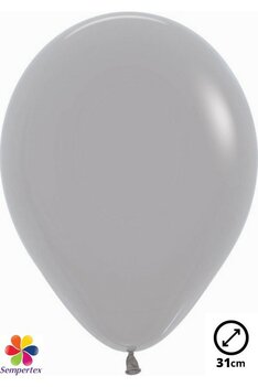 50 ballons latex ''Fashion Grey'' 31cm