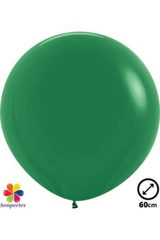 Ballon latex ''Vert For&ecirc;t'' 60cm