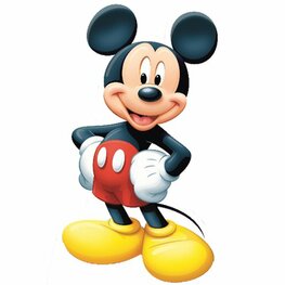 Affiche cartonn&eacute;e ''Mickey'' &agrave; louer