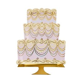 Assiettes ''g&acirc;teau gourmand''