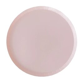Assiettes Rose p&acirc;le ''Petal''