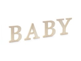 Lettre ''BABY'' en bois