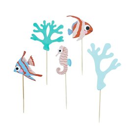 Cake toppers Animaux marins