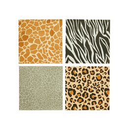 Serviettes Safari party