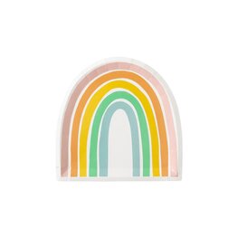 Assiettes en forme d'arc-en-ciel