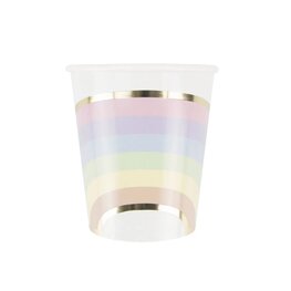 GOBELETS ARC EN CIEL PASTEL