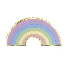 ASSIETTES ARC EN CIEL PASTEL 