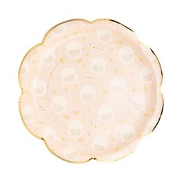 Assiettes Agneau rose