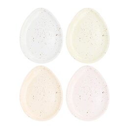Assiettes oeufs de P&acirc;ques Pastel 