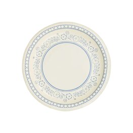 Petites assiettes fleuries bleues