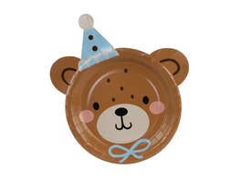 Assiettes t&ecirc;te de Teddy 