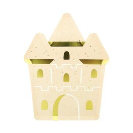 Assiettes ''Ch&acirc;teau de Sable''