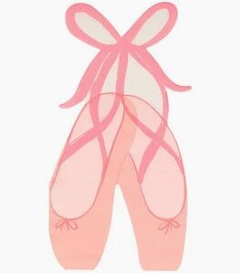Serviettes en forme de ''Ballerine''
