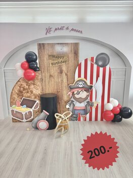 Kit pr&ecirc;t &agrave; poser ''Pirate'' 