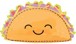 Ballon alu g&eacute;ant tacos