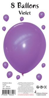 Ballons latex violet