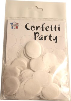 Confettis soie blanc