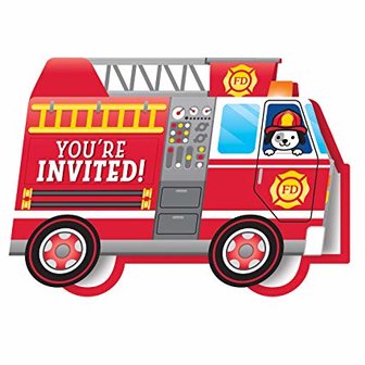 Invitations pompier