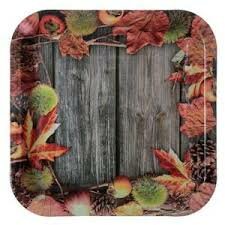 Assiettes automne 
