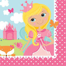 Petites serviettes Woodland princesse 