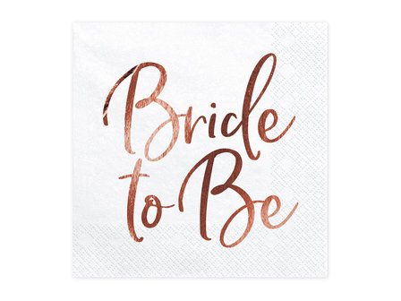 Serviettes Bride to be 