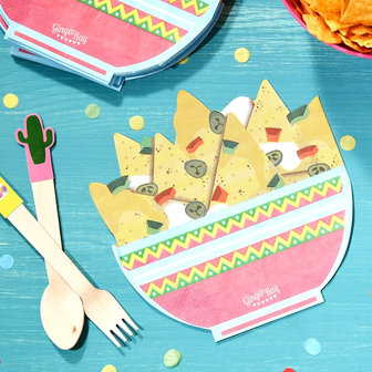 Serviettes nachos Viva La Fiesta 
