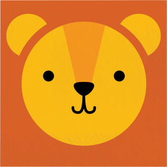 Serviettes t&ecirc;te de Lion