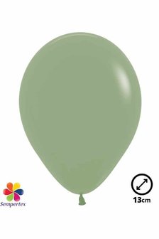 50 ballons latex &quot;Eucalyptus&quot; 13cm 