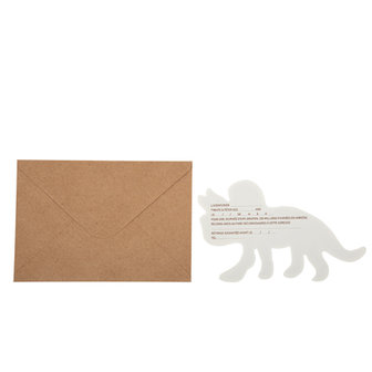 Invitations Dino White &amp; Kraft