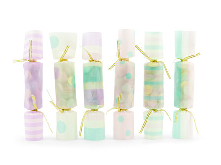 6 Crackers &agrave; Confettis
