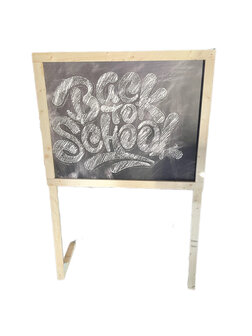 Tableau noir &#039;&#039;Back to school&#039;&#039; &agrave; louer