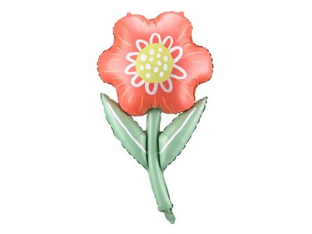 Ballon alu fleur sur tige