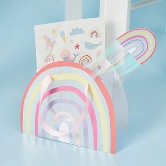 5 Sacs cadeaux Arc-en-ciel