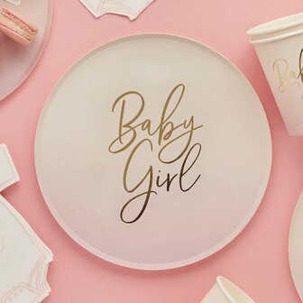 Assiettes &#039;&#039;Baby Girl&#039;&#039;