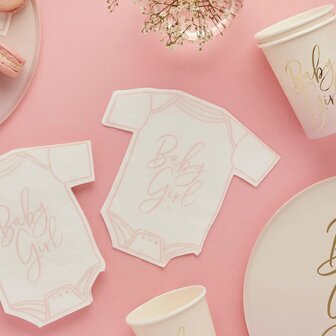 Serviettes Body Baby Girl