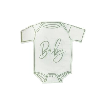 Serviettes Body Baby Green