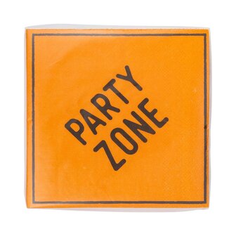 Petites serviettes Party Zone