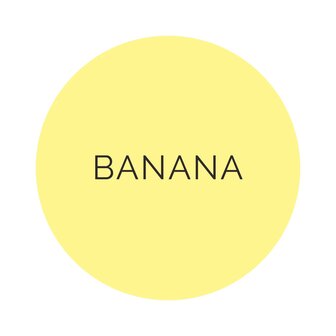 Assiettes &agrave; dessert &#039;&#039;Banana&#039;&#039;