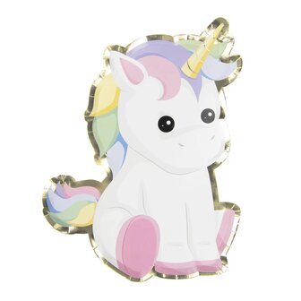 Assiettes Baby Licorne 