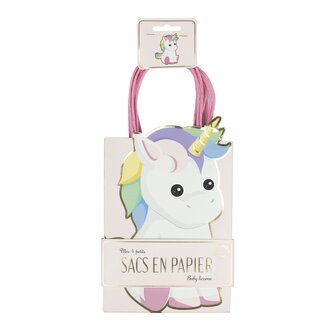 SACS PAPIER BABY LICORNE