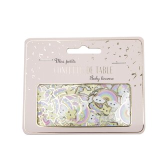 CONFETTIS DE TABLE BABY LICORNE