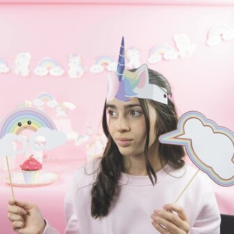 8 COIFFES BABY LICORNE IRISEE