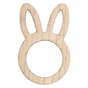 Ronds de serviettes &#039;&#039;Lapin&#039;&#039; en bois